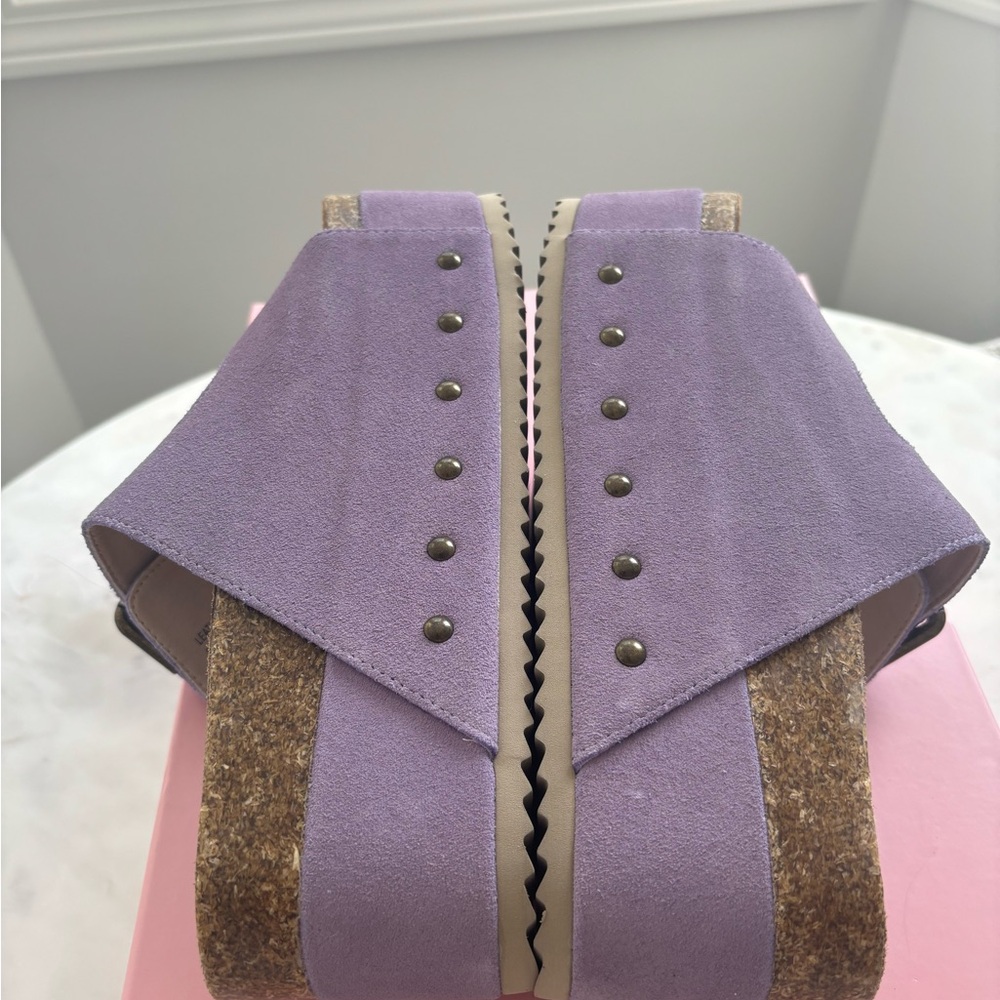 Free People Intentionally BlankPlatform Sandal Lavender size 36 New women’s - Picture 6 of 10